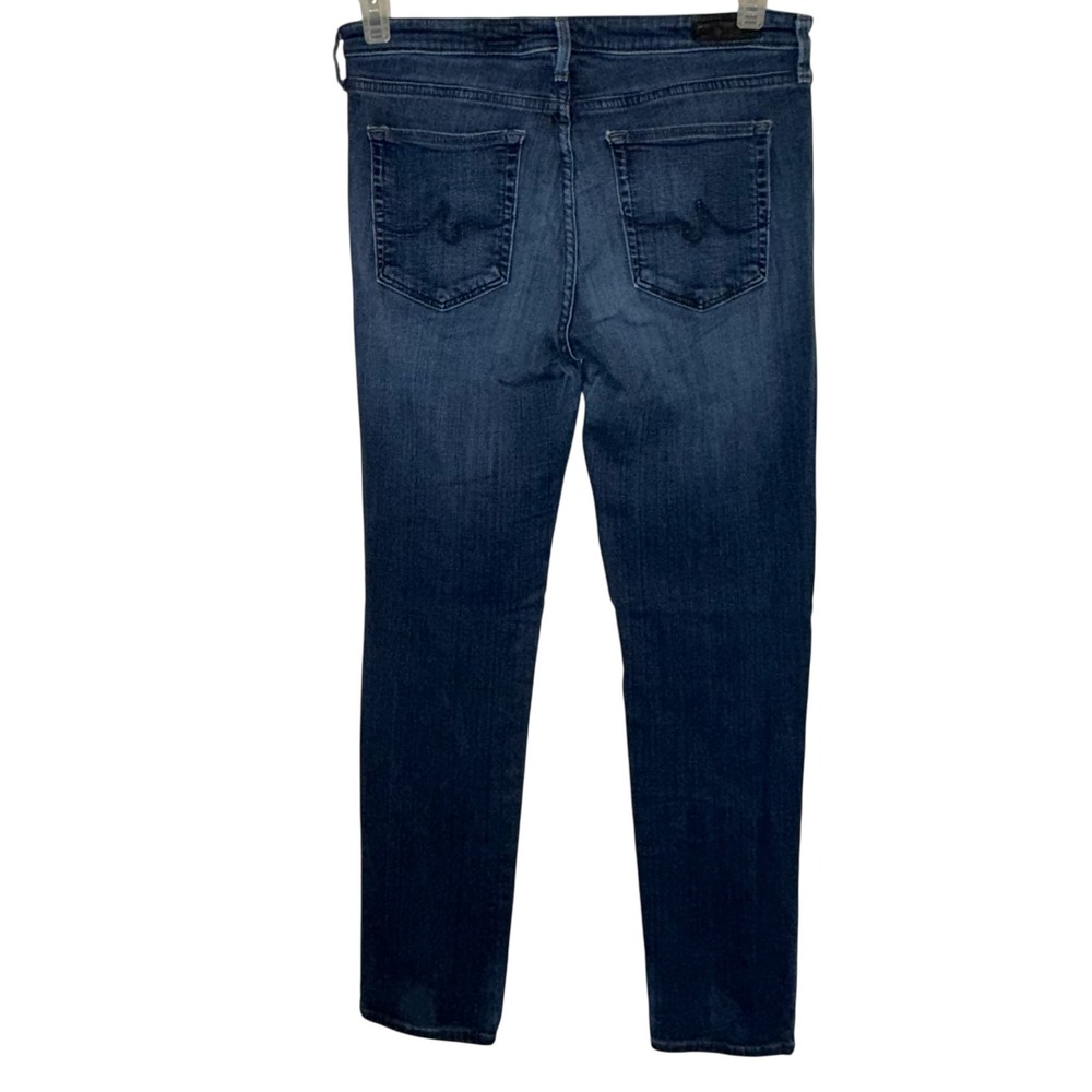 AG ADRIANO GOLDSCHMIED Prima Mid Rise Dark Wash Cigarette‎ Jeans Size 30R - Picture 5 of 7
